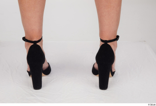 Babbie black high heels sandals business foot shoes 0005.jpg